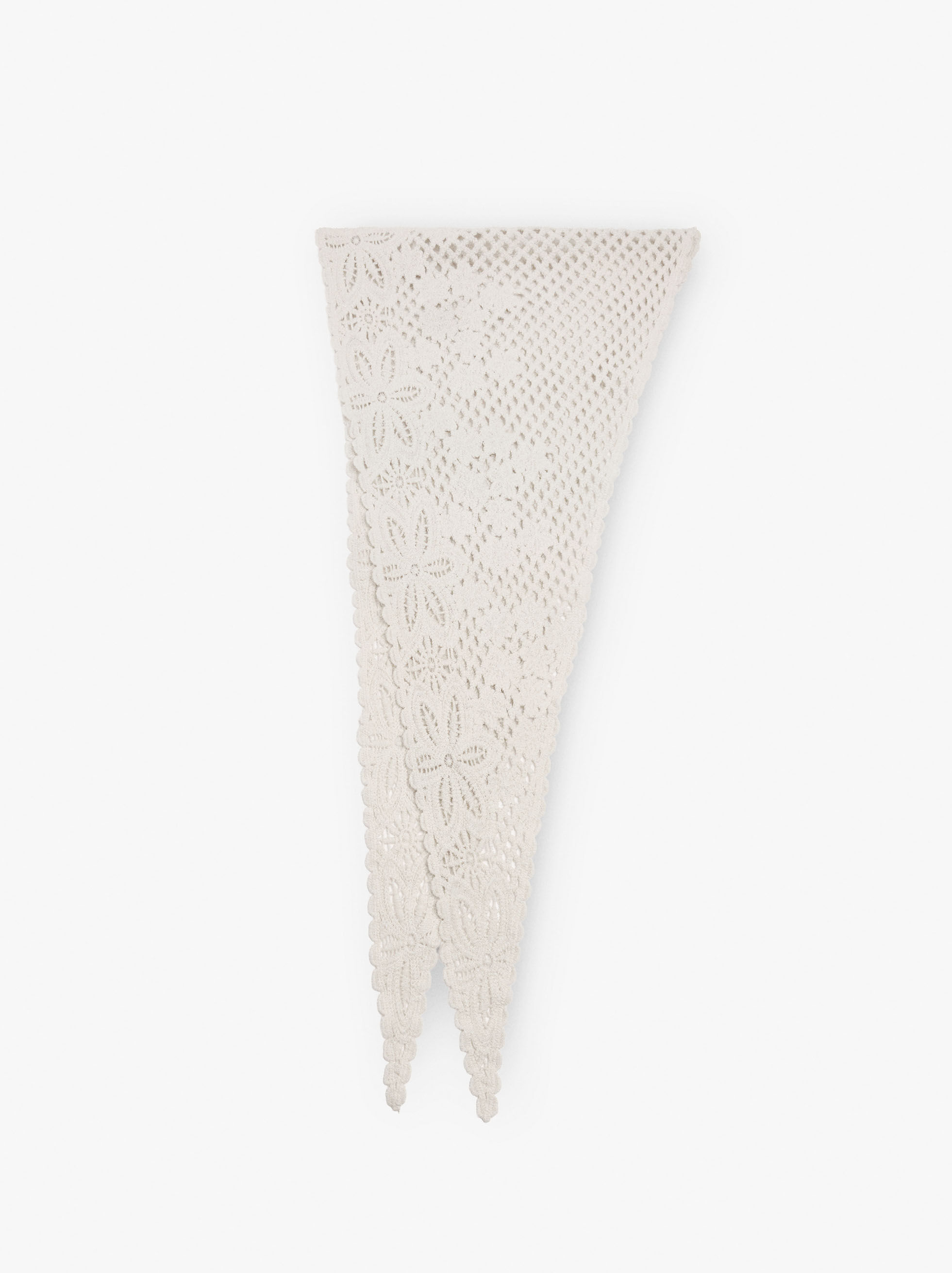 Pañuelo multifuncional de crochet 100% algodón