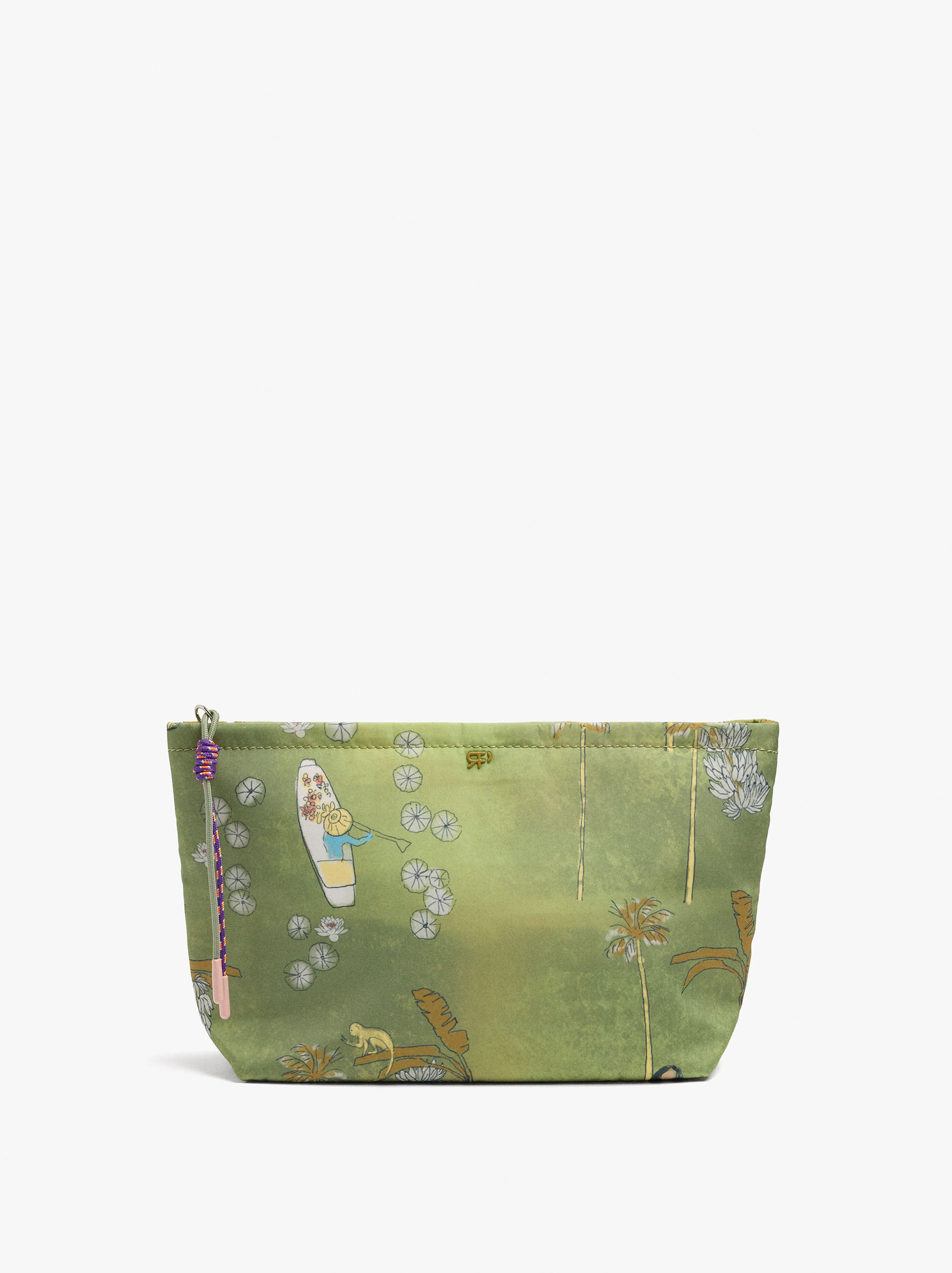 Bolsa para cosméticos de nylon estampado