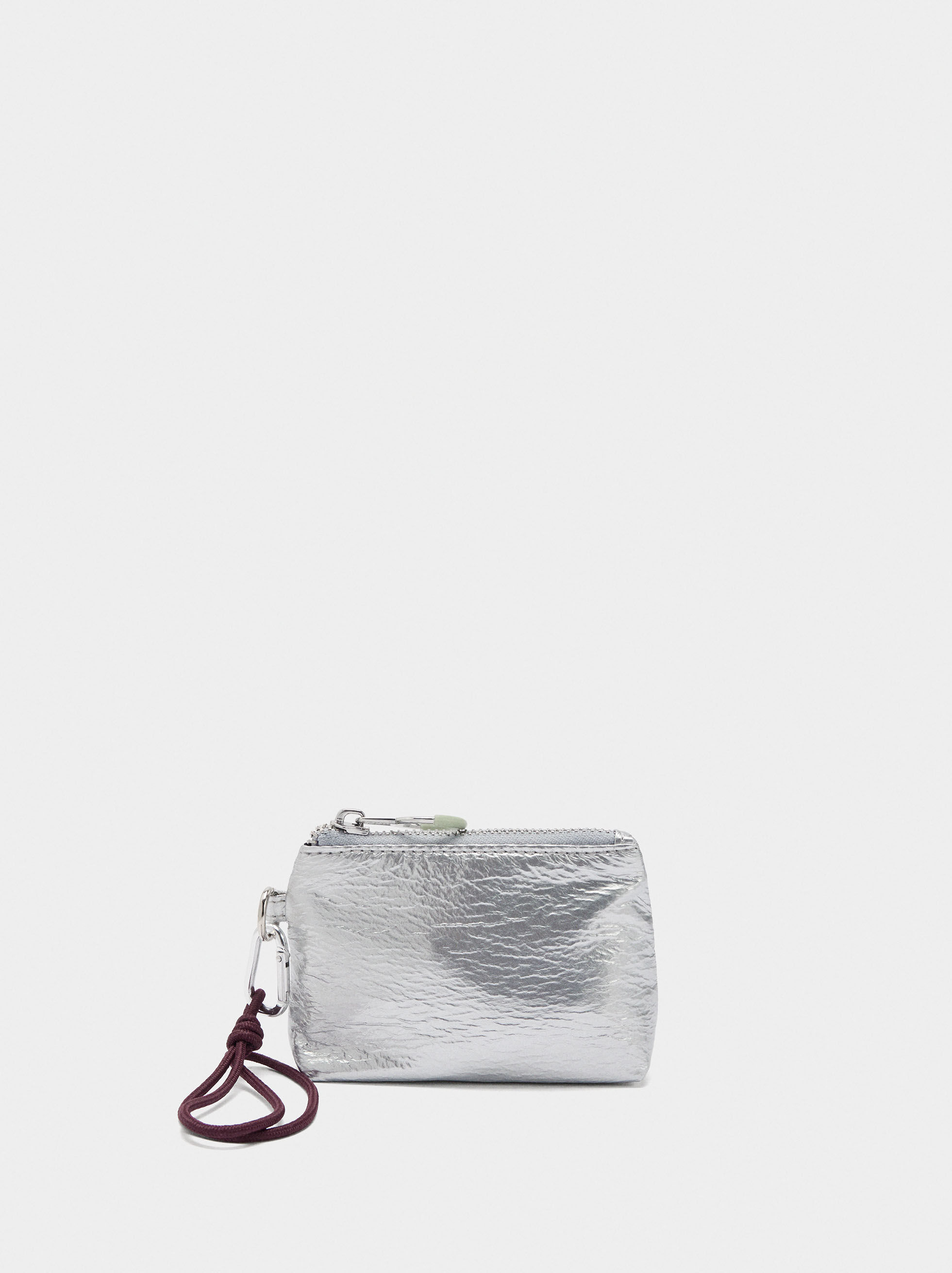 Bolsa para monedas metálica