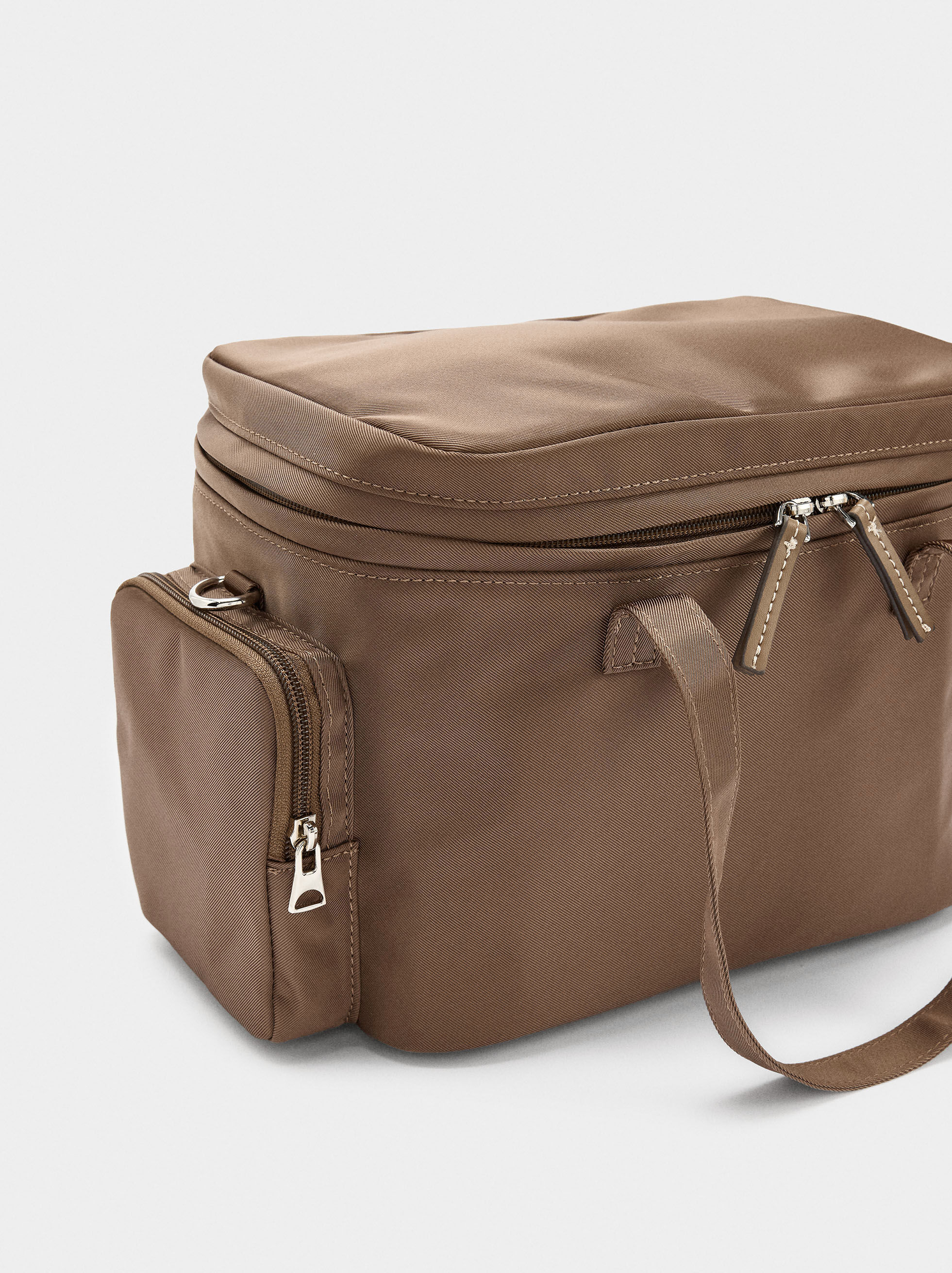 Mochila de nailon lisa
