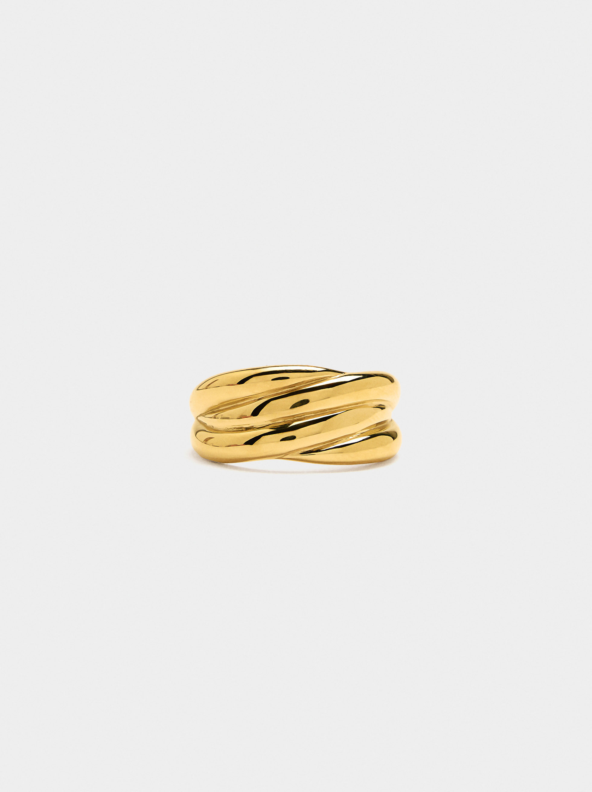 Anillo efecto triple - acero inoxidable