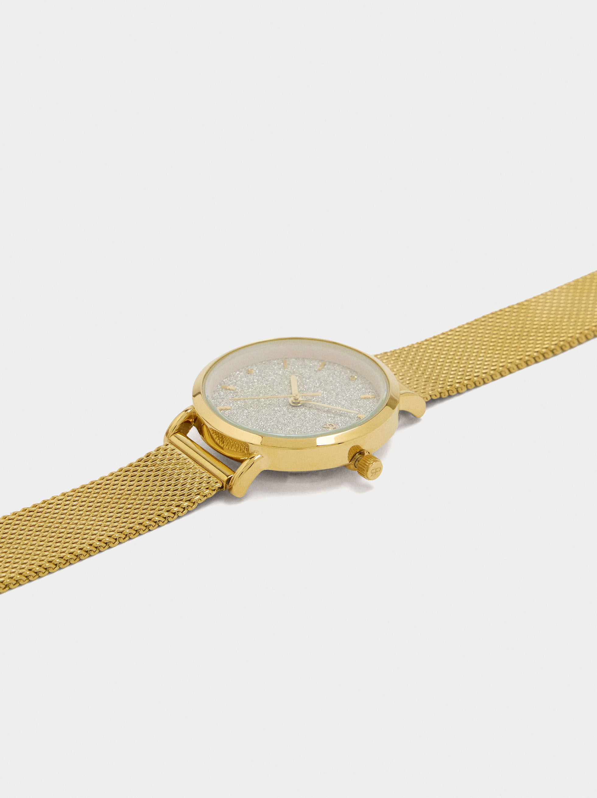 Reloj con correa de metal de acero inoxidable