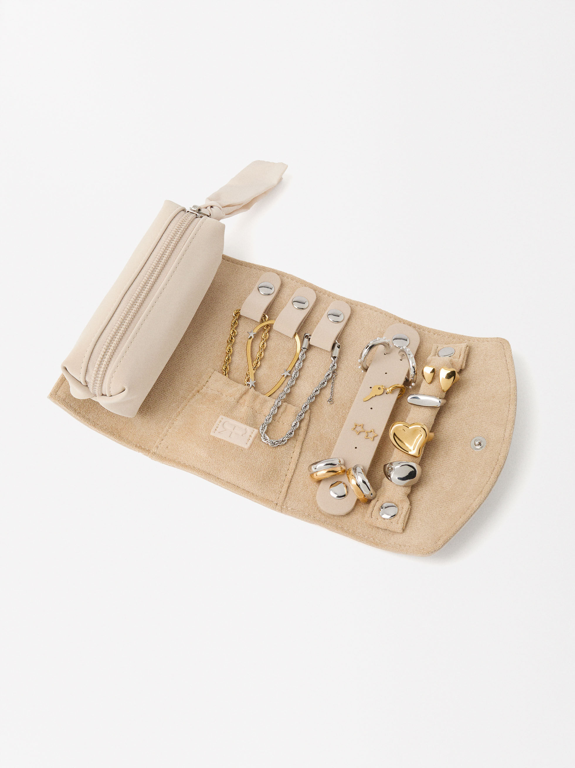 Organizador de joyas enrollable