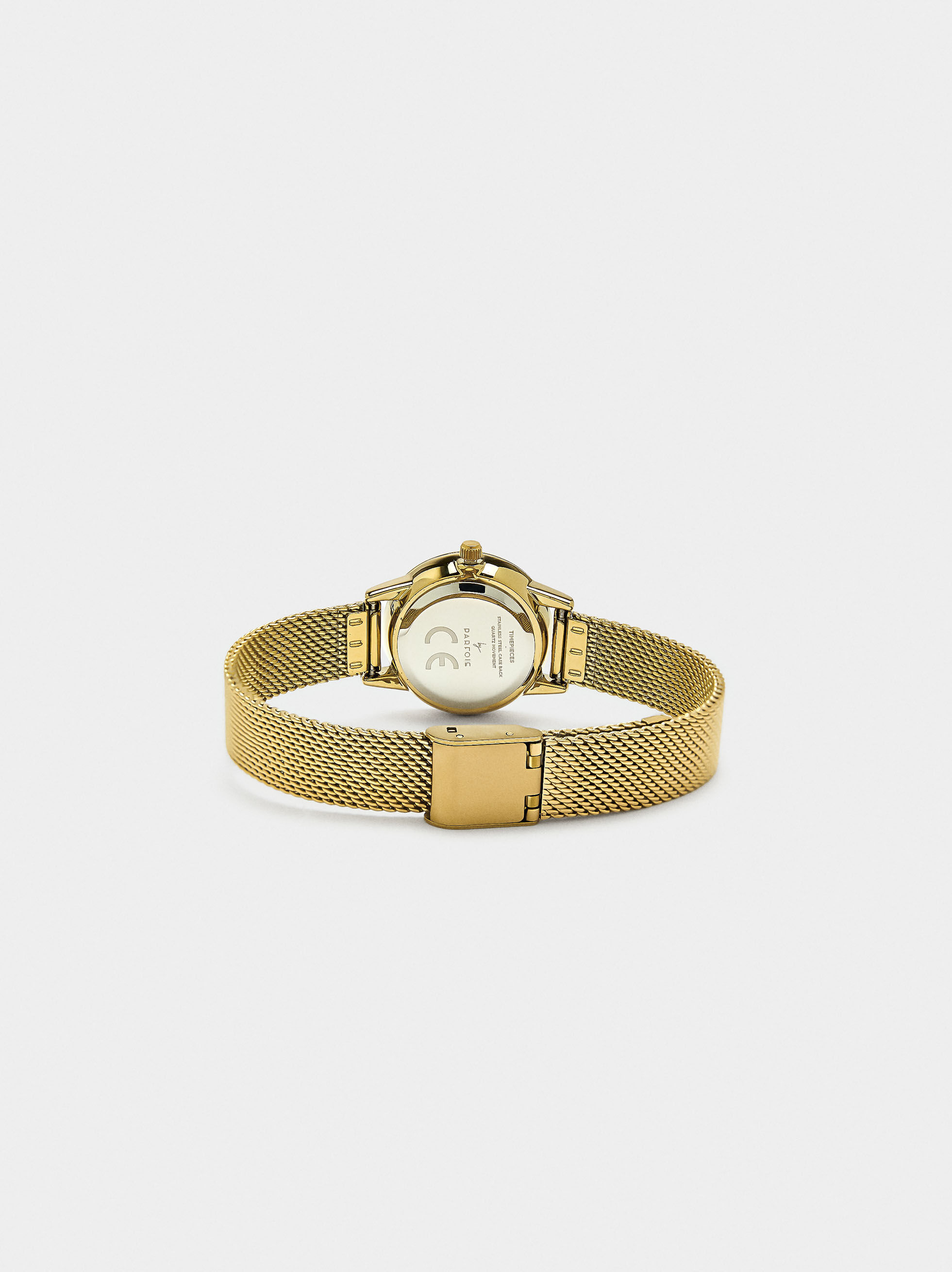 Reloj de cadena metálica de acero inoxidable