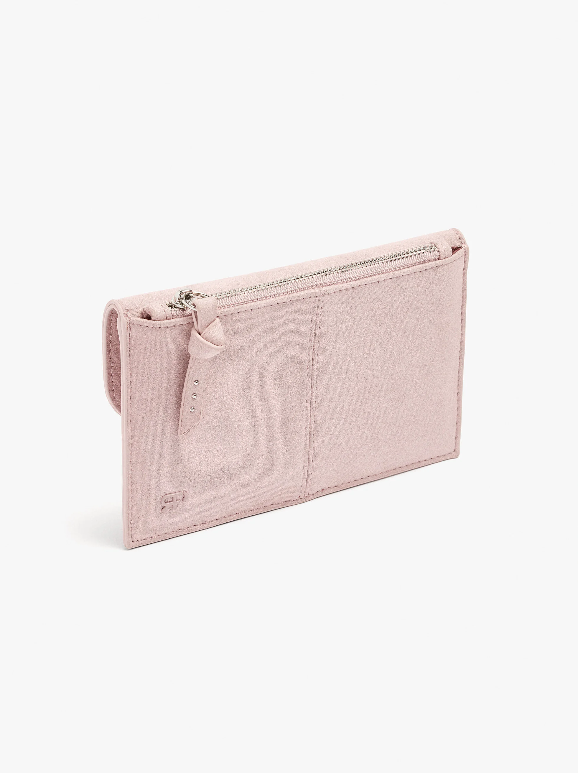 Bolso multifuncional con tachuelas y efecto piel