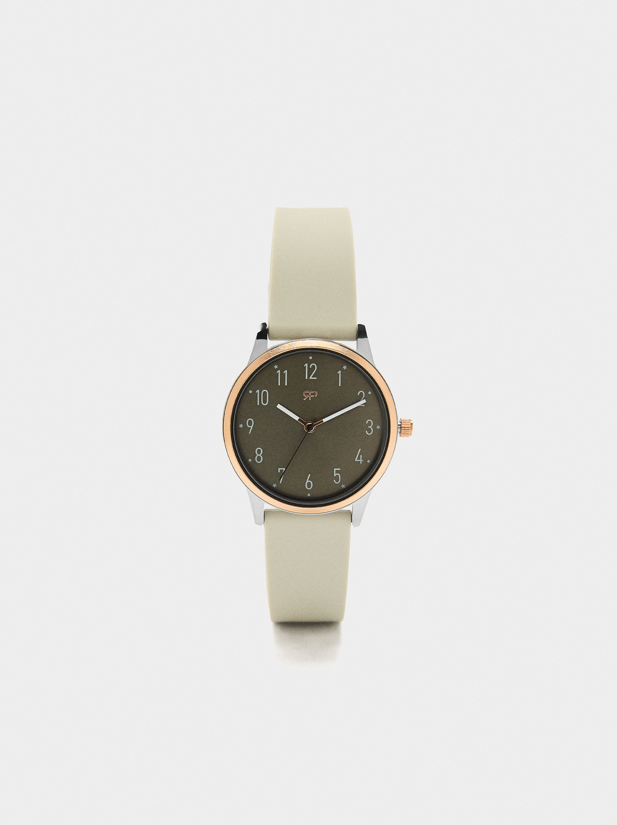 Reloj bicolor pulsera de silicona