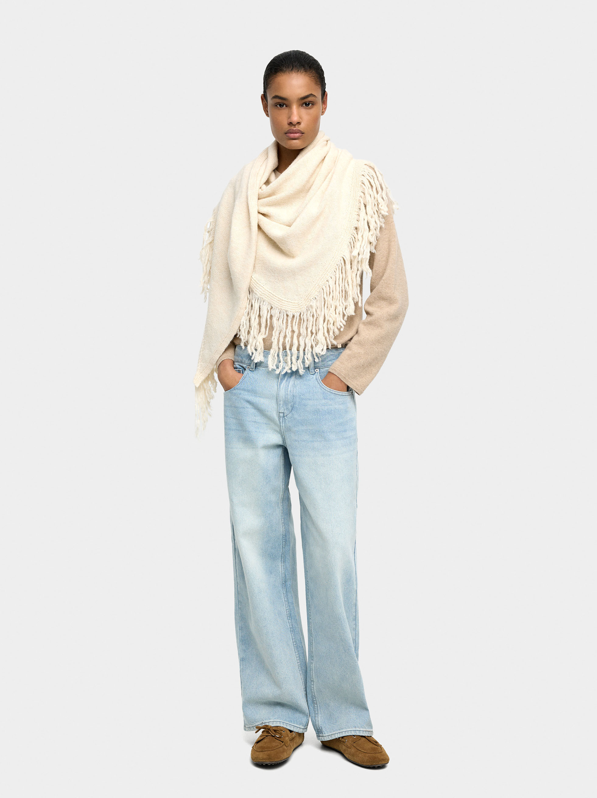Pantalones de mezclilla efecto lavado