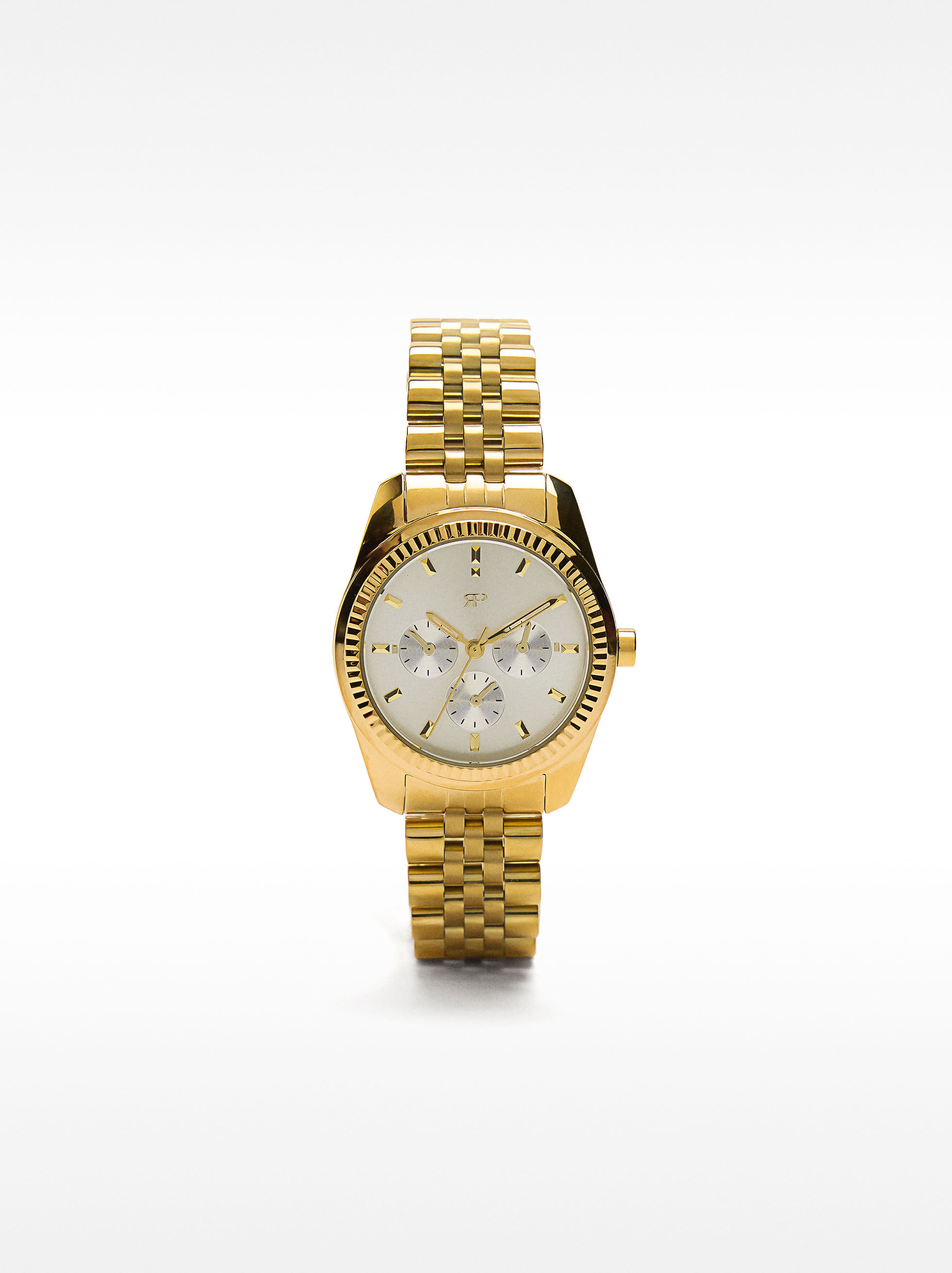 Reloj con pulsera de acero inoxidable
