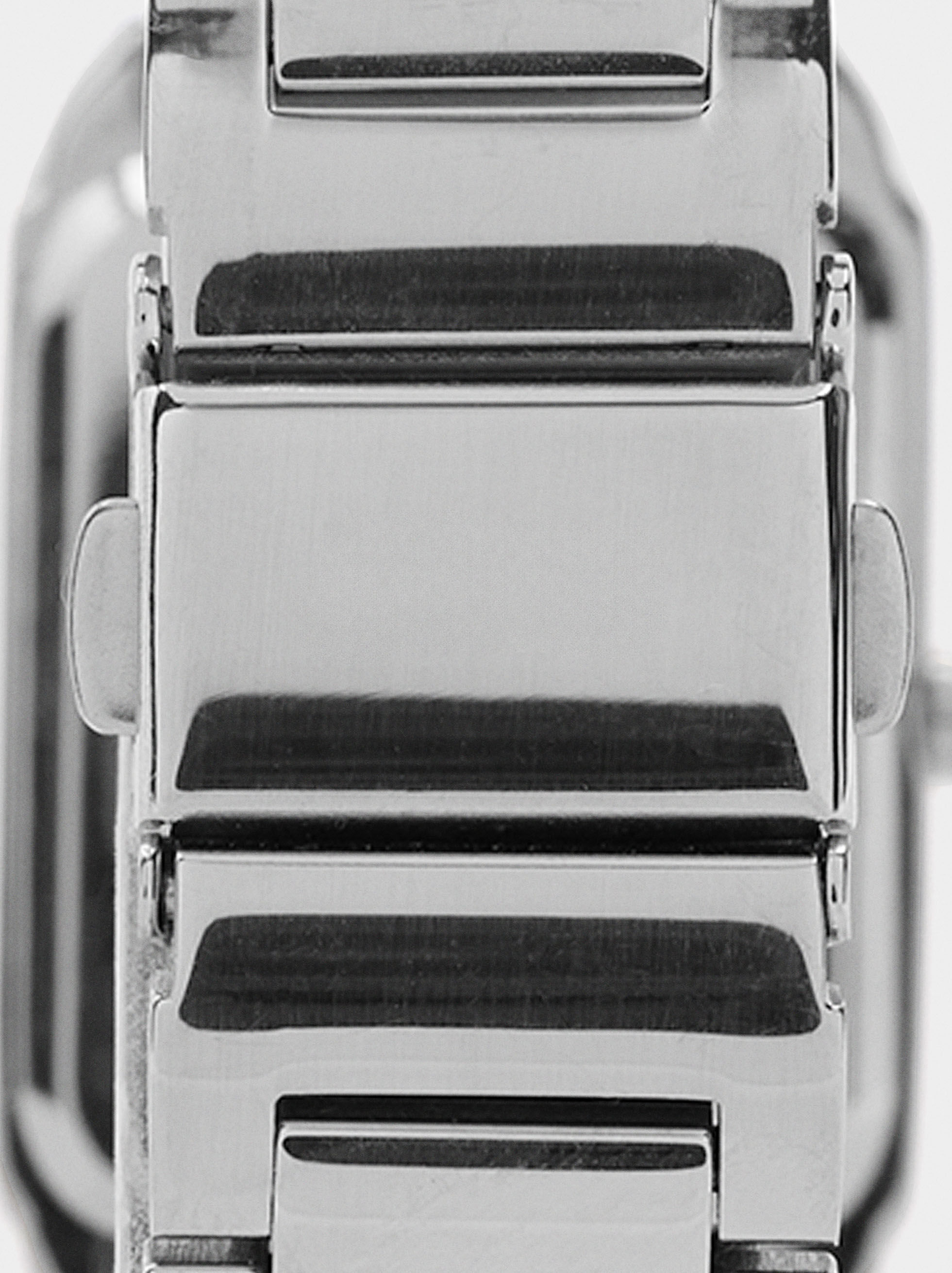 Reloj rectangular pulsera de acero inoxidable