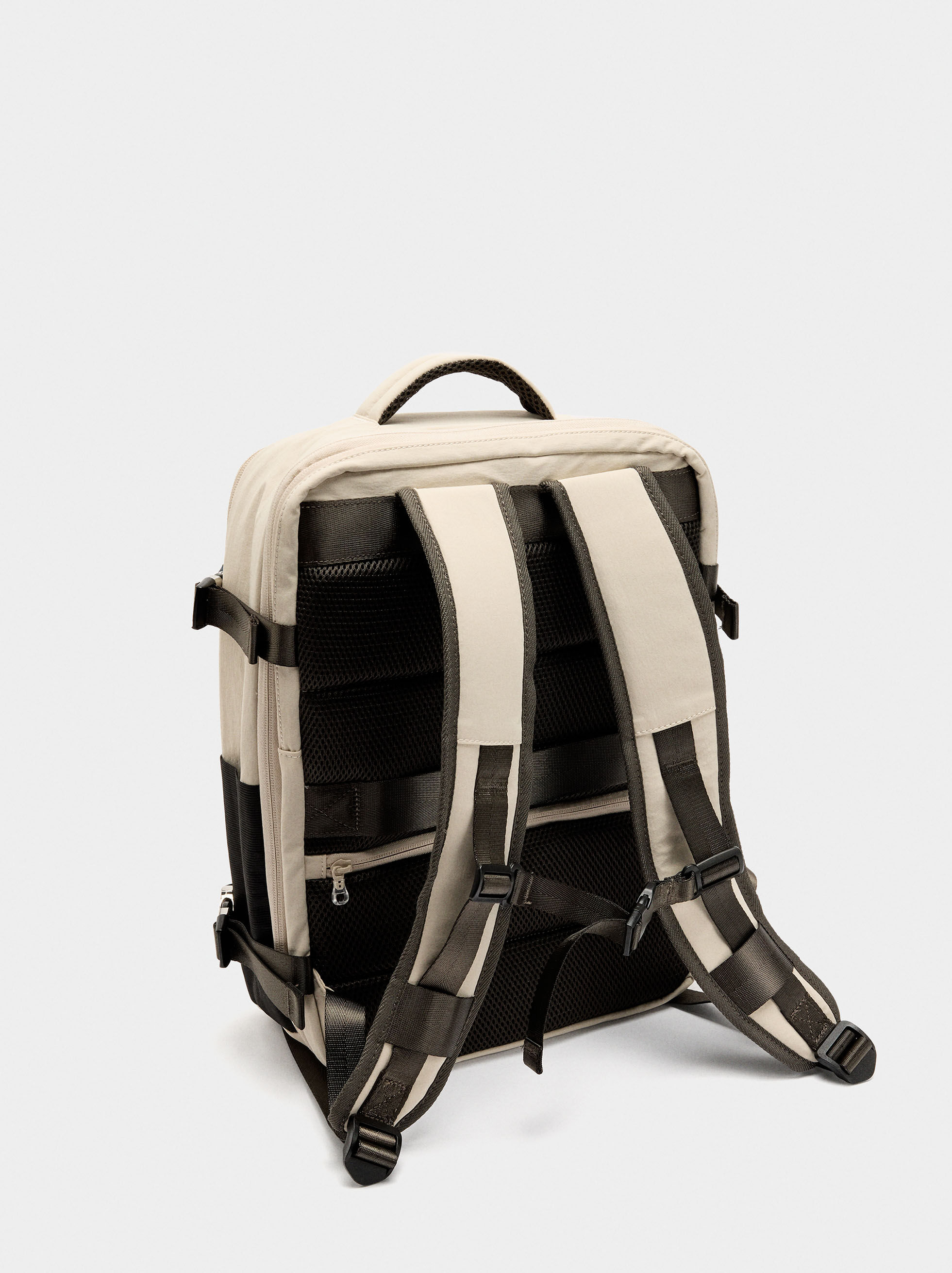 Mochila de cabina de nylon extensible resistente al agua
